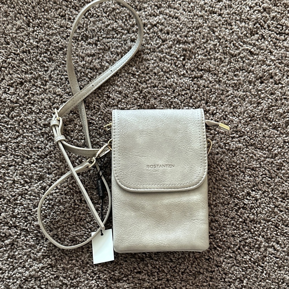 BOSTANTEN Gray Crossbody Bag
